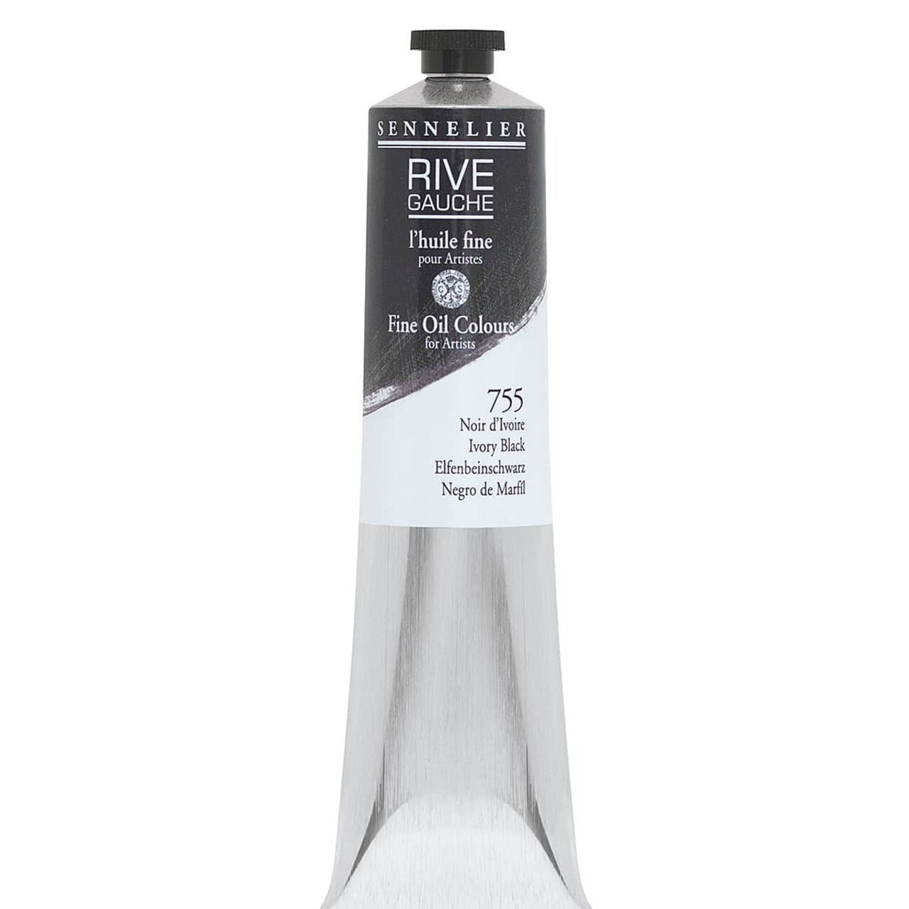 Sennelier Rive Gauche Artists Oil Color - Ivory Black, 200 ml